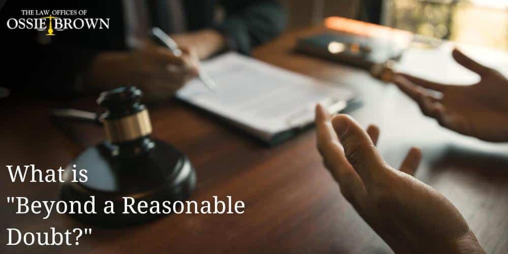 beyond reasonable doubt