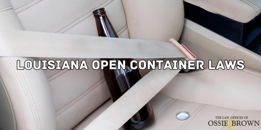 open container laws louisiana