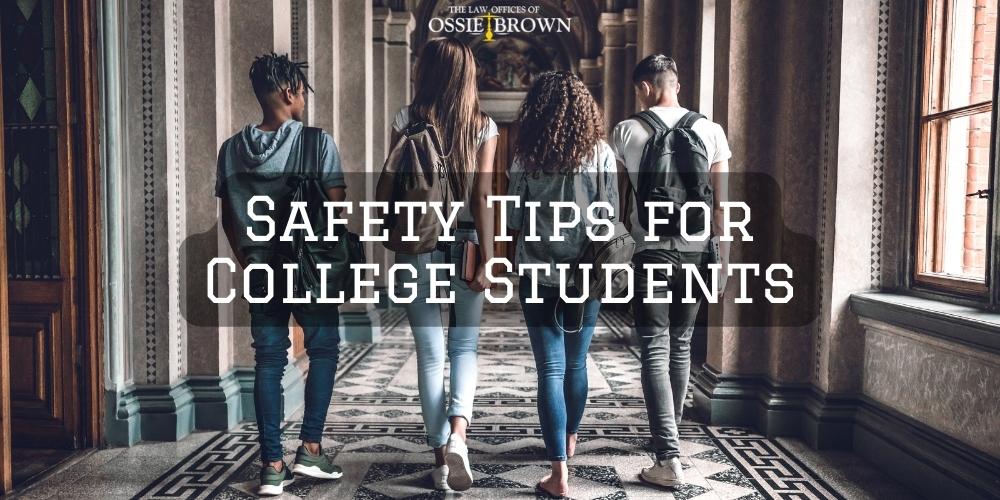 safety tips for college students