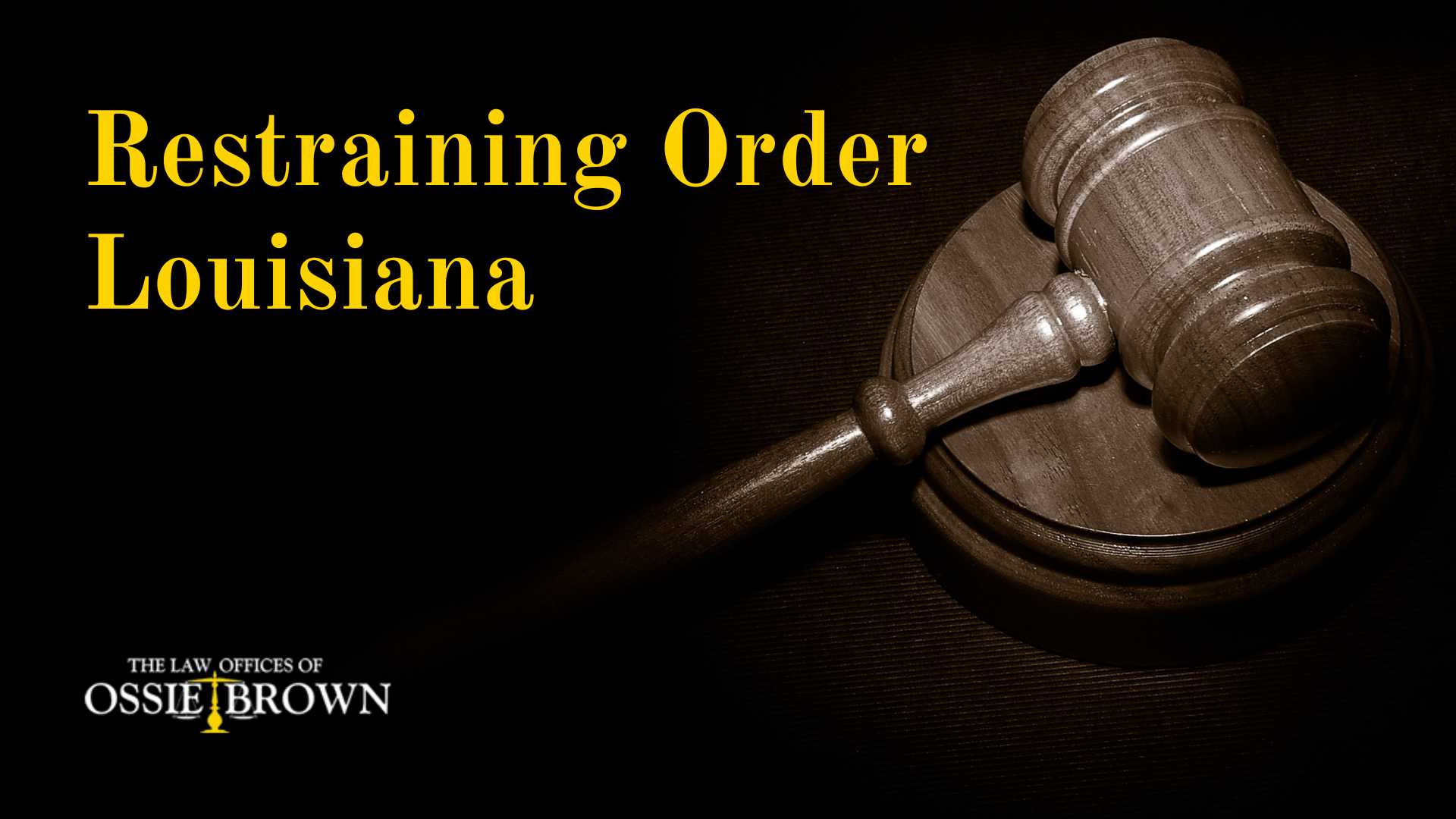 Restraining Order Louisiana