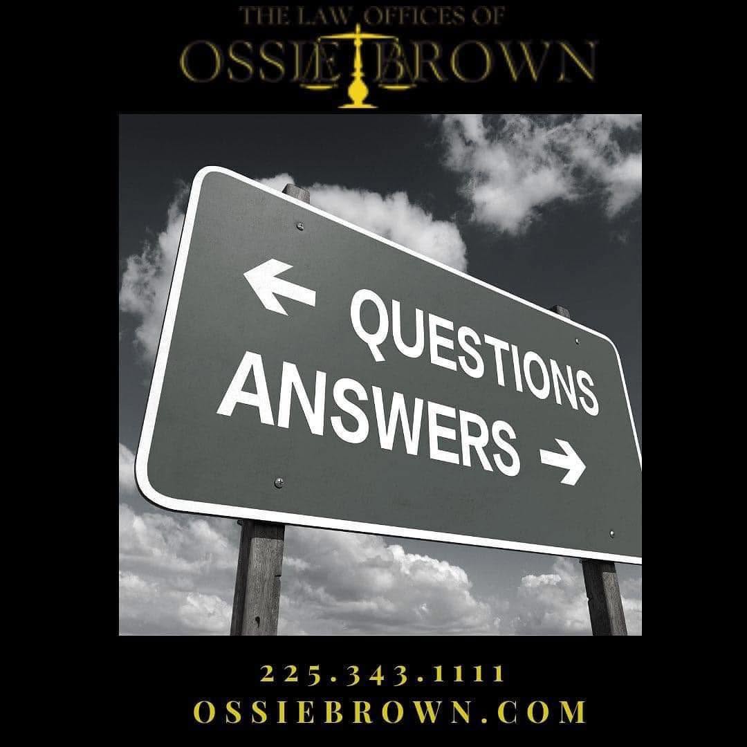 If you have questions about a DWI, Call The Law Offices of Ossie Brown.